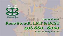 Find your way to Rose Stoudt and A Balanced Body West Seattle Washington